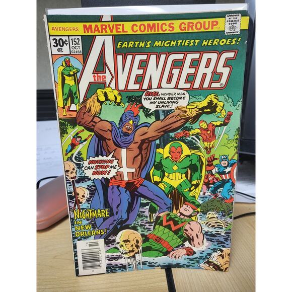 Avengers #152 (1976) 1st app Black Talon III Mid-Grade Copy Marvel Comics Vision - Picture 1 of 8